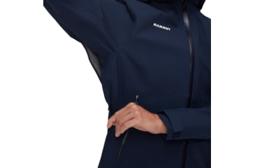 Image of Mammut Alto Light HS Hooded Jacket - Womens, Marine, Large, 1010-30670-5118-115