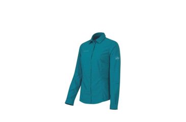Image of Mammut Glider Shirt Long - Women's-Pacific-Small