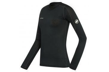 Image of Mammut Go Dry Longsleeve - Women's-Black-X-Large