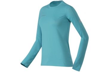 Image of Mammut Go Dry Longsleeve - Womens-Light Pacific-Large