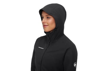 Image of Mammut GRANITE SO Hooded Jacket - Womens, Black, S, 1011-02481-0001-113