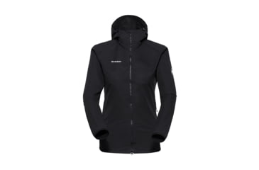 Image of Mammut GRANITE SO Hooded Jacket - Womens, Black, S, 1011-02481-0001-113