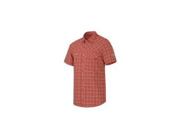 Image of Mammut Hornli Hut Shirt - Men's-Poppy/Oak-Large