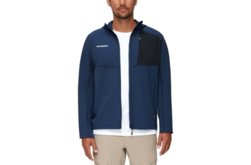 Image of Mammut Madris Light ML Hooded Jacket - Mens, Marine, 2XL, 1014-03840-5118-117