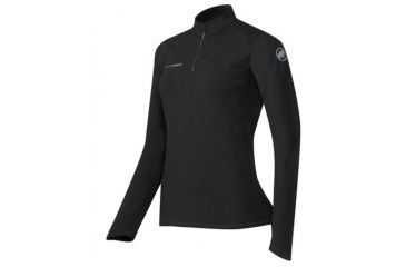 Image of Mammut MTR 141 Thermo Longsleeve Zip Shirt, Graphite, Extra Small, 1041-05651-0121-112