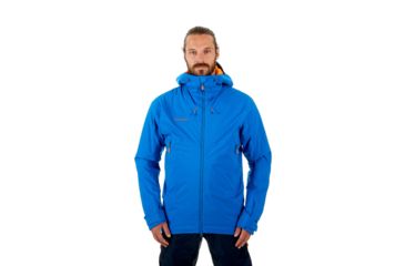 Image of Mammut Nordwand Thermo Hooded Hardshell Jacket - Mens , Ice, M, 1010-24750-5072-114