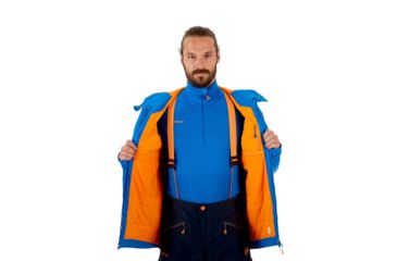 Image of Mammut Nordwand Thermo Hooded Hardshell Jacket - Mens , Ice, M, 1010-24750-5072-114