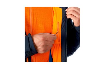 Image of Mammut Nordwand Thermo Hooded Hardshell Jacket - Mens , Ice, M, 1010-24750-5072-114