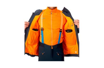 Image of Mammut Nordwand Thermo Hooded Hardshell Jacket - Mens , Ice, M, 1010-24750-5072-114