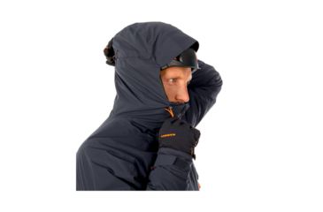 Image of Mammut Nordwand Thermo Hooded Hardshell Jacket - Mens , Ice, M, 1010-24750-5072-114