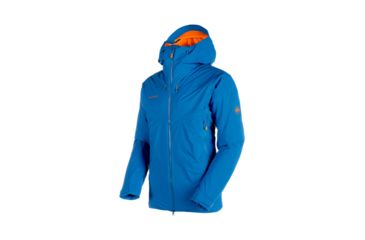 Image of Mammut Nordwand Thermo Hooded Hardshell Jacket - Mens , Ice, M, 1010-24750-5072-114
