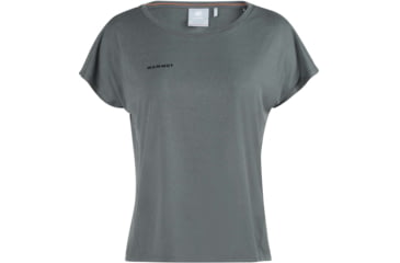 Image of Mammut Pali Cropped T-Shirt - Womens, Phantom Melange, Small, 1017-01950-00158-113