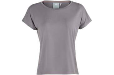 Image of Mammut Pali Cropped T-Shirt - Womens, Shark Melange, Extra Small, 1017-01950-00407-112