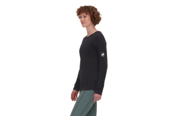 Image of Mammut Tree Wool FL Longsleeve T-Shirt - Womens, Black, XXL, 1016-01700-0001-117