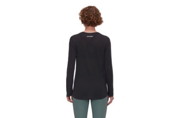 Image of Mammut Tree Wool FL Longsleeve T-Shirt - Womens, Black, XXL, 1016-01700-0001-117
