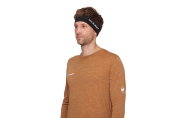 Image of Mammut Tree Wool Headband, Black, one size, 1191-01930-0001-1