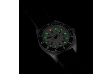 Image of Marathon Arctic Steel Navigator W/Date Ssnav-D 3-Piece Rubber Strap Kit, White, 41mm, WW194013SS-0530