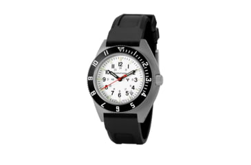 Image of Marathon Arctic Steel Navigator W/Date Ssnav-D 3-Piece Rubber Strap Kit, White, 41mm, WW194013SS-0530
