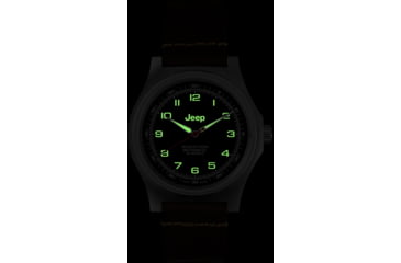 Image of Marathon JEEP SSGPM on Leather Watch, Black, 41mm, WW194033SS-4001