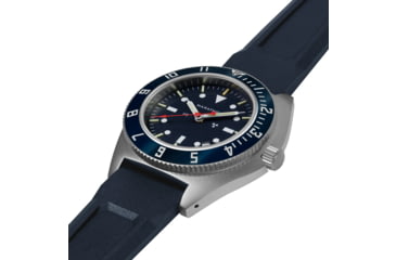 Image of Marathon Navigator Unisex Pilot's Quartz w/ Date Blue Yonder SSNAV-D Watch, 41mm, Bi-Directional, Blue, FKM Rubber, WW194013SS-1301
