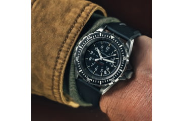 Image of Marathon Search and Rescue Divers Automatic Wristwatch, GSAR, No Markings, Black, WW194006SS-0130