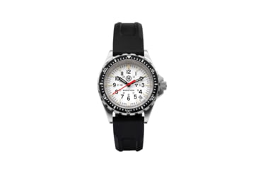 Image of Marathon Search and Rescue Medium Divers Quartz Wristwatch, Black/White Dial, WW194027SS-0530