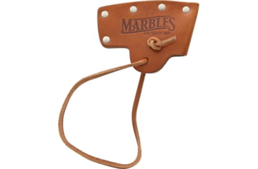 Image of Marbles No 10 Axe Blade Cover, Brown Leather Construction With Lanyard, For Use With Marbles No, 10 Axe Mr5, Mr10, Mr10B, MR10S / AXE COVER