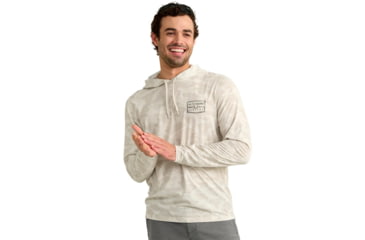 Image of Marolina DBA HUK Huk Drift Performance Hoodie Long Sleeve Shirt Silver Birch Camo XL, H1200734-189-XL