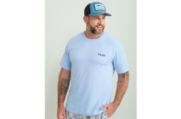 Image of Marolina DBA HUK Huk KC Badge Series Short Sleeve Shirt Windsurfer L, H1000549-454-L