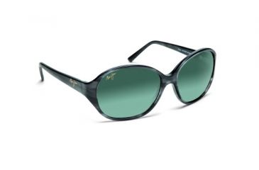 Image of Maui Jim Gs221 27 Ginger Charcoal Frame Grey Lens Sunglasses