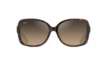 Image of Maui Jim Melika Fashion  Sunglasses,Dark Tortoise with Gold Temples,HCL Bronze Lens HS760-10K