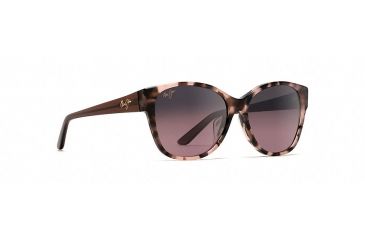 Image of Maui Jim Summer Time Polarized Cat Eye  Sunglasses,Pink Tokyo Tortoise,Maui Rose Lens RS732-09T