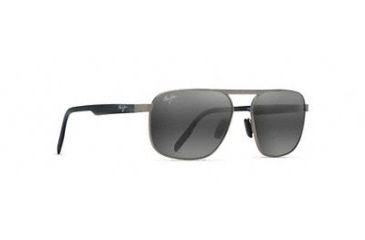 Image of Maui Jim Waihee Ridge Sunglasses,Brushed Grey,Neutral Grey Lens, 777-14