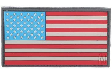 Image of Maxpedition USA 3.25 in. x 1.75 in. Large Flag Patch, LE Thin Blue Line USA2L