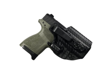 Image of Maxtor Tactical Claw Tuckable Kydex IWB Holster, Springfield Armory Hellcat Pro w/ TLR-7A, Right, Carbon Fiber, CLAW-CF-HELLCPROTLR7