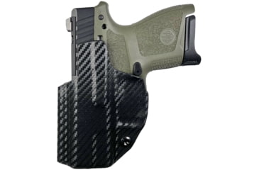 Image of Maxtor Tactical Claw Tuckable IWB Holster, Springfield Armory Hellcat Pro w/ TLR-7A, Right, Carbon Fiber, CLAW-CF-HELLCPROTLR7