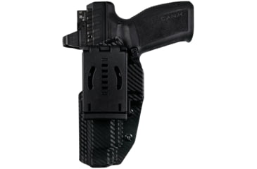Image of Maxtor Tactical Kydex Classic Clip-on OWB Belt Holster w/ TLR-8, Sig Sauer P365 X-MACRO, Right, Carbon Fiber, OWBCP-CF-MACRO-TLR8