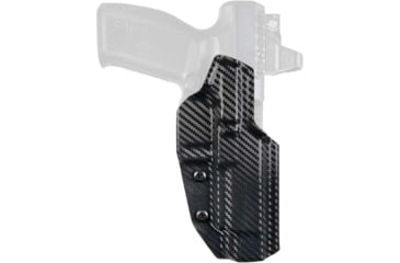 Image of Maxtor Tactical Kydex Classic Clip-on OWB Belt Holster w/ TLR-8, Sig Sauer P365 X-MACRO, Right, Carbon Fiber, OWBCP-CF-MACRO-TLR8