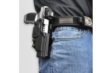 Image of Maxtor Tactical Alloy Competition OWB Holster, Canik TP9SFX, Right, Carbon Fiber, ACHBK-TP9SFX-CF