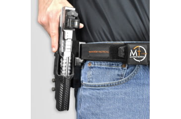 Image of Maxtor Tactical Alloy Competition OWB Holster, Canik TP9SFX, Right, Carbon Fiber, ACHBK-TP9SFX-CF
