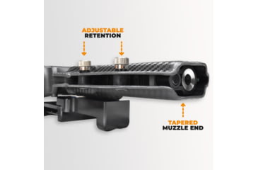 Image of Maxtor Tactical Alloy Competition OWB Holster, Canik SFx Rival-S, Right, Carbon Fiber/Blue, ACHBLU-RIVALS-CF