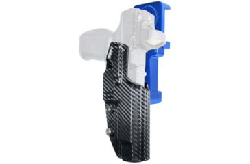 Image of Maxtor Tactical Alloy Competition OWB Holster, Canik SFx Rival-S, Right, Carbon Fiber/Blue, ACHBLU-RIVALS-CF