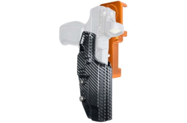 Image of Maxtor Tactical Alloy Competition OWB Holster, Canik METE SFX, Right, Carbon Fiber/Orange, ACHOR-SFX-CF