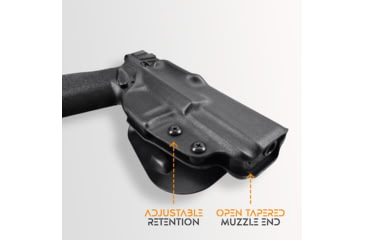 Image of Maxtor Tactical CZ OWB Paddle Holster, Shadow 2, Right, Black, PADDLE-BK-SHADOW2