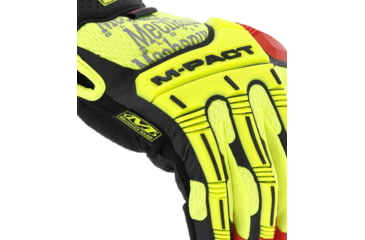 Image of Mechanix Wear M-Pact D4-360 Hi-Viz Gloves - Mens, High Visibility Yellow, Small, SMP-X91-008