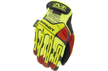 Image of Mechanix Wear M-Pact Hi-Viz Gloves - Men's, Hi-Viz Yellow, Small, SMP-X91-008