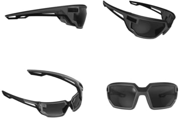 Image of Mechanix Wear Vision Type-X Safety Glasses, Medium Grey, One Size, VXF-20AJ-BU