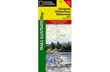 Image of Media Allagash Wilderness Waterway North Trail Map