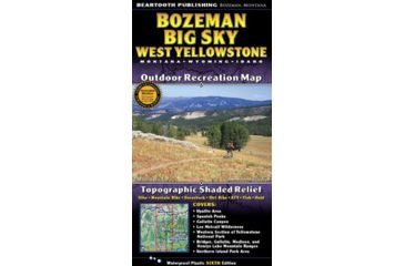 Image of Media Bozeman, Big Sky, and West Yellowstone Area Map