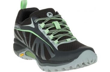Image of Merrell Siren Edge Waterproof Hiking Shoe - Women's-Black/Paradise-Medium-6